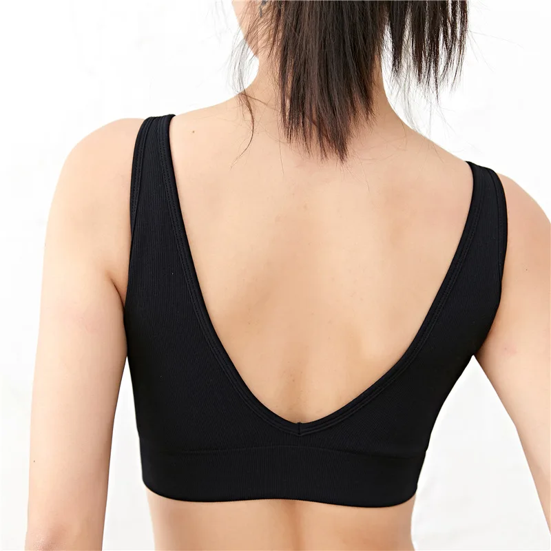 Women Tube Tops Seamless bras Top V-back Wrapped Chest Female Underwear Fitness Tank Top Streetwear Sleeveless Solid Tops
Women Tube Tops Seamless bras Top V-back Wrapped Chest Female Underwear Fitness Tank Top Streetwear Sleeveless Solid Tops