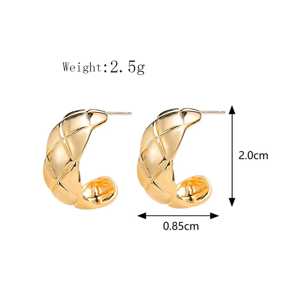 GRACE JUN Korea Style C Shape Hoop Clip on Earrings No Pierced Luxury Fashion Mosquito Coil Swirl Earrings Cuff Earring Ear Clip
GRACE JUN Korea Style C Shape Hoop Clip on Earrings No Pierced Luxury Fashion Mosquito Coil Swirl Earrings Cuff Earring Ear Clip