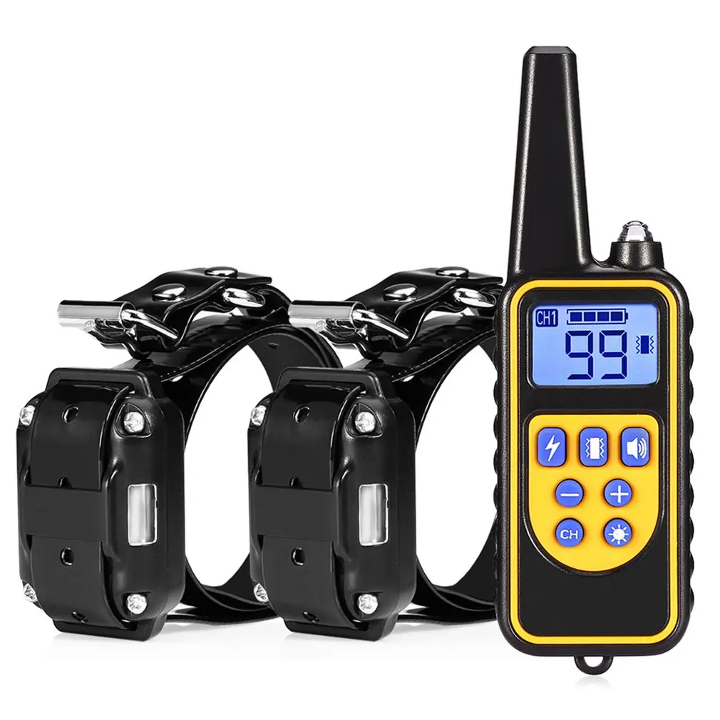 Remote Control Dog Training Collar Waterproof Rechargeable Remote Control Pet with All Size Bark-stop Collars
Remote Control Dog Training Collar Waterproof Rechargeable Remote Control Pet with All Size Bark-stop Collars