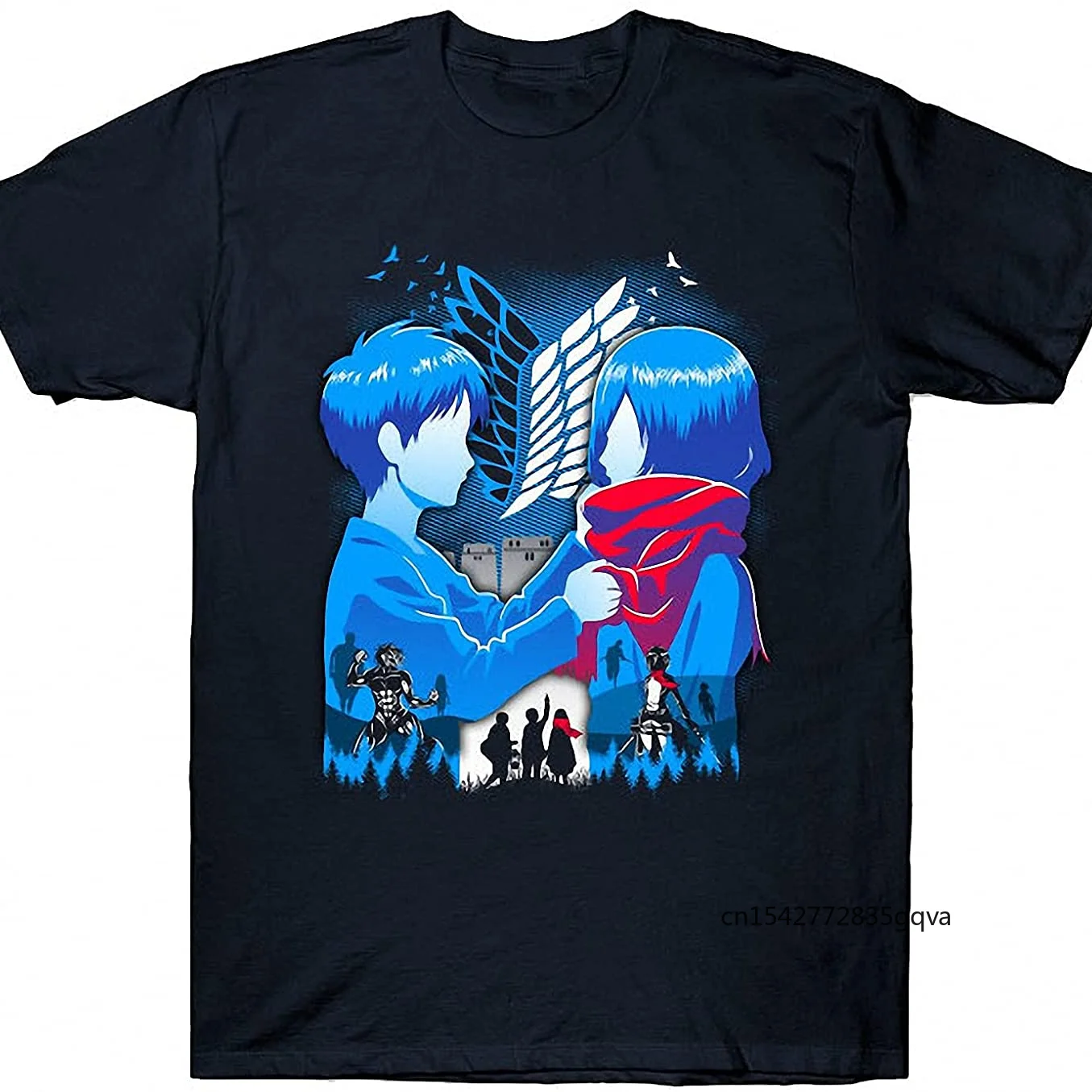 Blue Printed Anime T-shirt Summer Unisex Tops Loose Round Neck Short Sleeve Breathable Mens Clothing
Blue Printed Anime T-shirt Summer Unisex Tops Loose Round Neck Short Sleeve Breathable Mens Clothing