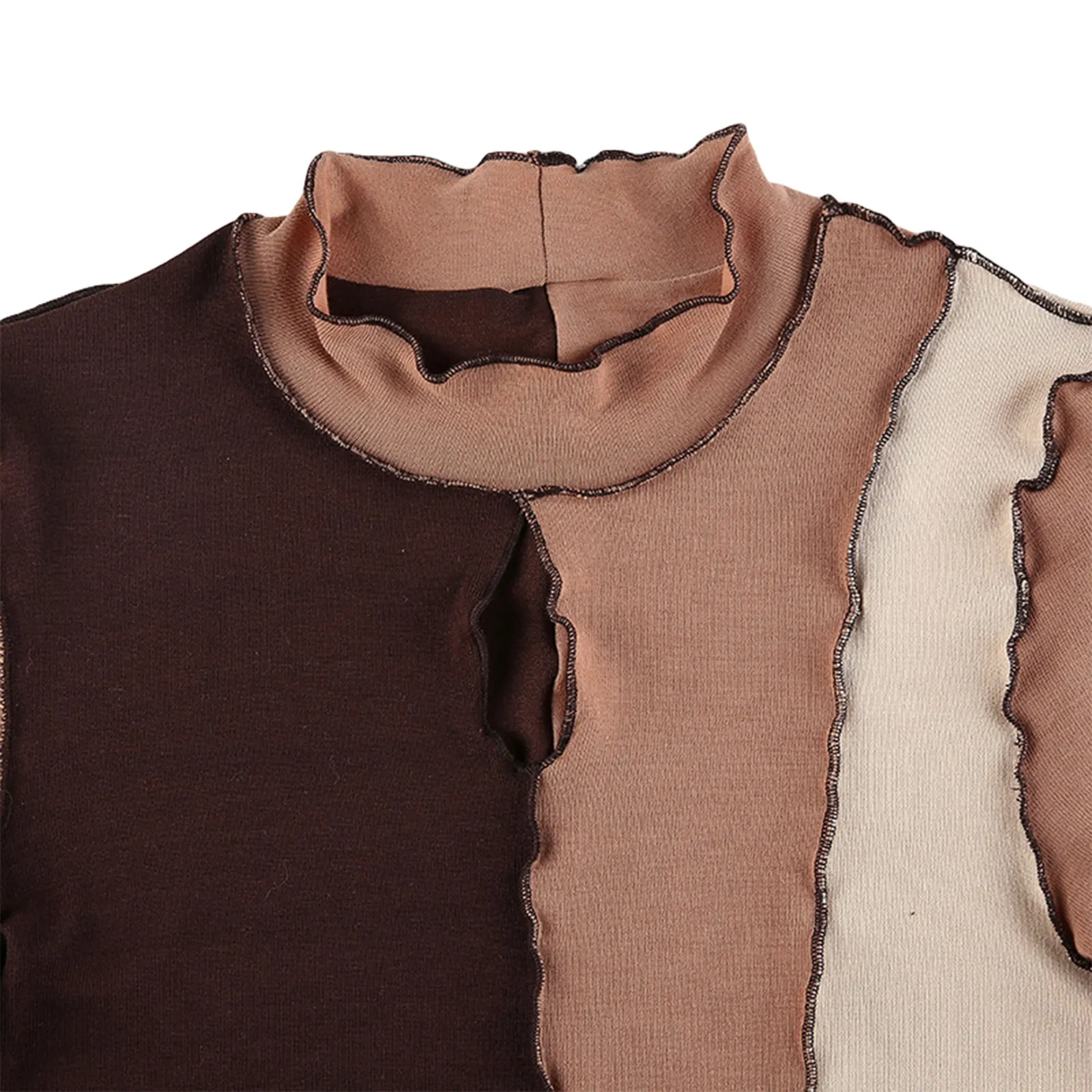 Nice Women's Patchwork Crop Tops Sexy Short Sleeve Keyhole Color Block Slim Fit T-Shirt
Nice Women's Patchwork Crop Tops Sexy Short Sleeve Keyhole Color Block Slim Fit T-Shirt