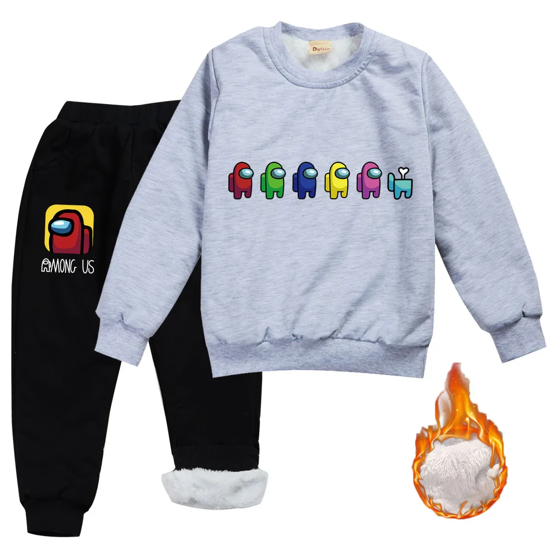 DLF 2-16Y Hot Game Among Us Suits Kids Snow Warm Thick Outwear Toddler Girl Winter Clothes Boys Sweatshirt Jogger Pants 2pcs Set
DLF 2-16Y Hot Game Among Us Suits Kids Snow Warm Thick Outwear Toddler Girl Winter Clothes Boys Sweatshirt Jogger Pants 2pcs Set