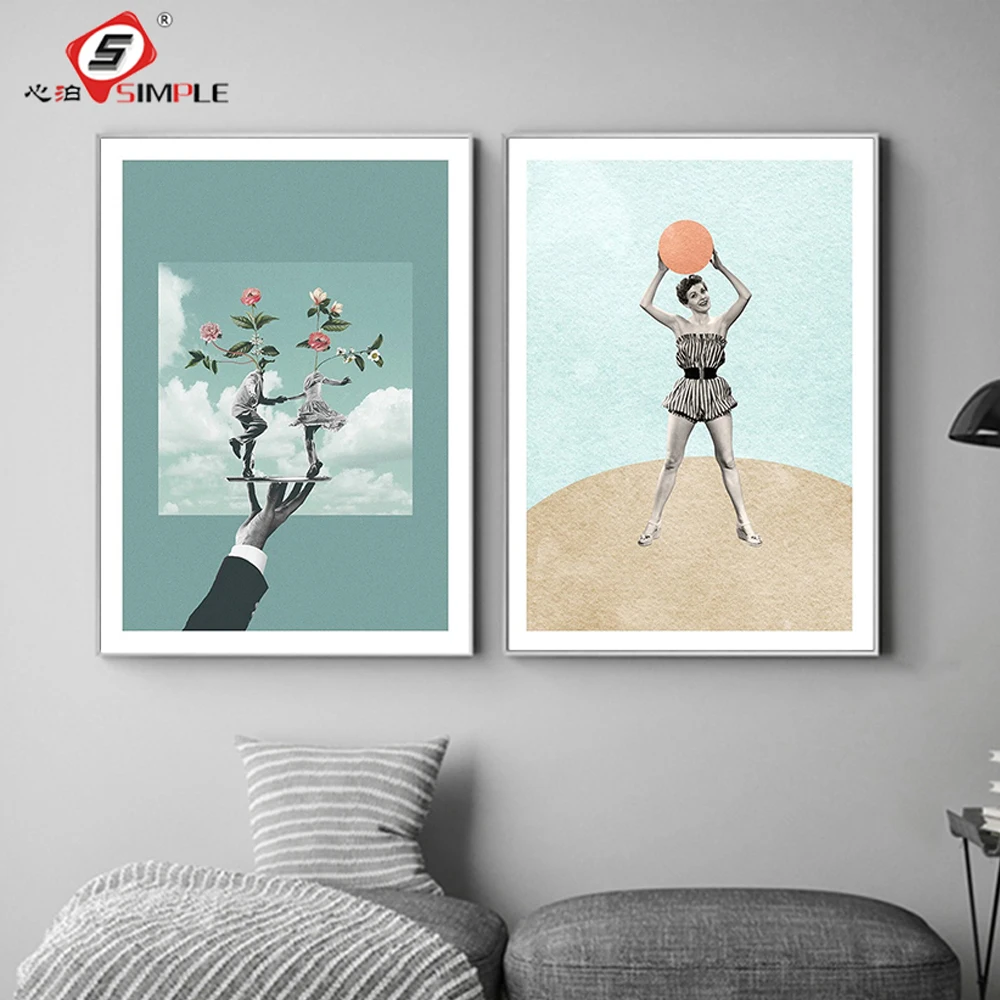 Nordic Abstract Funny Figure Canvas Painting Wall Art Men Woman Dancing Sun Poster and Print Art Picture For Bed Room Decor
Nordic Abstract Funny Figure Canvas Painting Wall Art Men Woman Dancing Sun Poster and Print Art Picture For Bed Room Decor