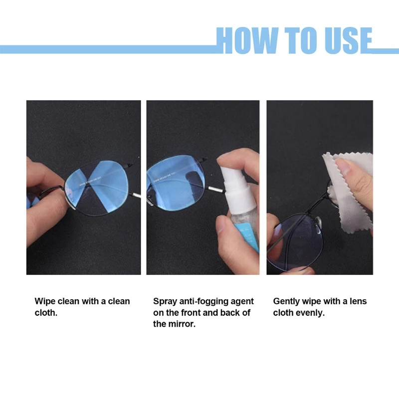 Antifogging Agent for Spectacles for Sports Glasses Swimming Goggles Safety Glasses Prevent Blocking the Line of Sight
Antifogging Agent for Spectacles for Sports Glasses Swimming Goggles Safety Glasses Prevent Blocking the Line of Sight