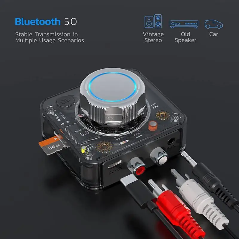 Bluetooth 5,0 аудио приемник 3D стерео музыка беспроводной адаптер TF карта RCA 3,5 мм 3,5 AUX разъем для автомобильного комплекта проводной динамик науш...
Bluetooth 5,0 аудио приемник 3D стерео музыка беспроводной адаптер TF карта RCA 3,5 мм 3,5 AUX разъем для автомобильного комплекта проводной динамик науш...