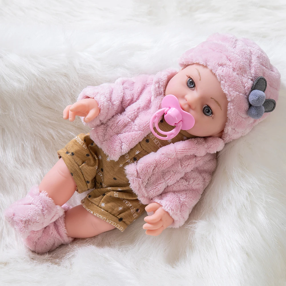 12inch Unfinished Lifelike Doll Fashion Dress Up Vinyl Simulation Newborn Reborn Baby Soothing Blank Doll DIY Toy Children Gifts
12inch Unfinished Lifelike Doll Fashion Dress Up Vinyl Simulation Newborn Reborn Baby Soothing Blank Doll DIY Toy Children Gifts
