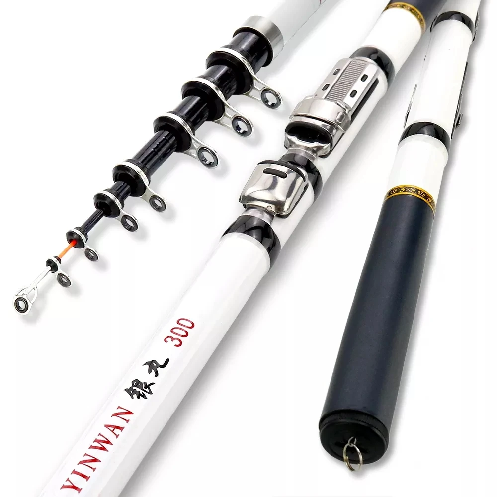 JOSBY Mini Portable Carbon Fiber Fishing Rod Spinning Telescopic Ultralight Quality Travel Boat 3.0/2.7/2.4/2.1/1.8/1.5M
JOSBY Mini Portable Carbon Fiber Fishing Rod Spinning Telescopic Ultralight Quality Travel Boat 3.0/2.7/2.4/2.1/1.8/1.5M
