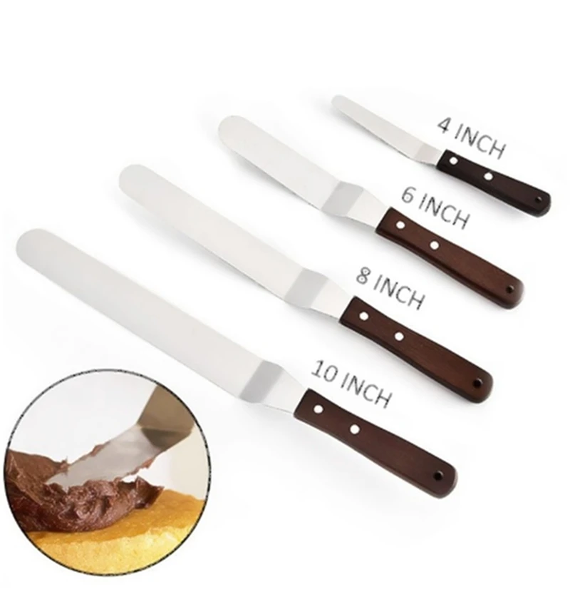 Cake Decorating Supplies 4/6/8/10 Inch Angled Icing Spatula Stainless Steel Frosting Spatulas Icing Frosting Cake Smoother
Cake Decorating Supplies 4/6/8/10 Inch Angled Icing Spatula Stainless Steel Frosting Spatulas Icing Frosting Cake Smoother