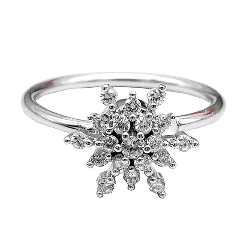 High Quality Luxury Stones Flower Snowflake Rotating Female Rings Wedding Girls Women's Rings Christmas Gift
High Quality Luxury Stones Flower Snowflake Rotating Female Rings Wedding Girls Women's Rings Christmas Gift