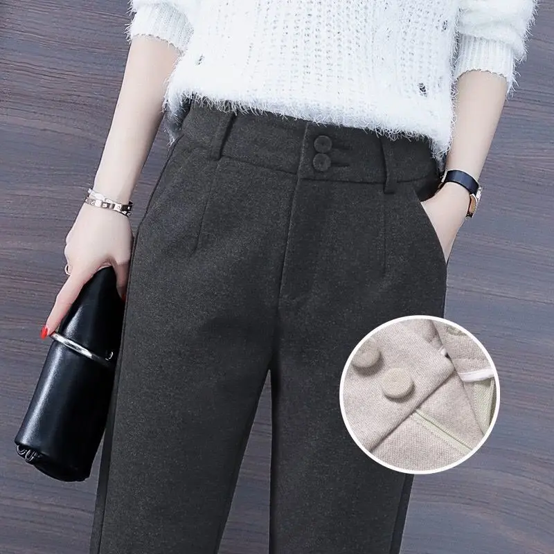 Women Pants Pants Women's Autumn And Winter Loose Straight Casual Harem Pants Smoke Tube Women's Pants Pantalones De Mujer
Women Pants Pants Women's Autumn And Winter Loose Straight Casual Harem Pants Smoke Tube Women's Pants Pantalones De Mujer