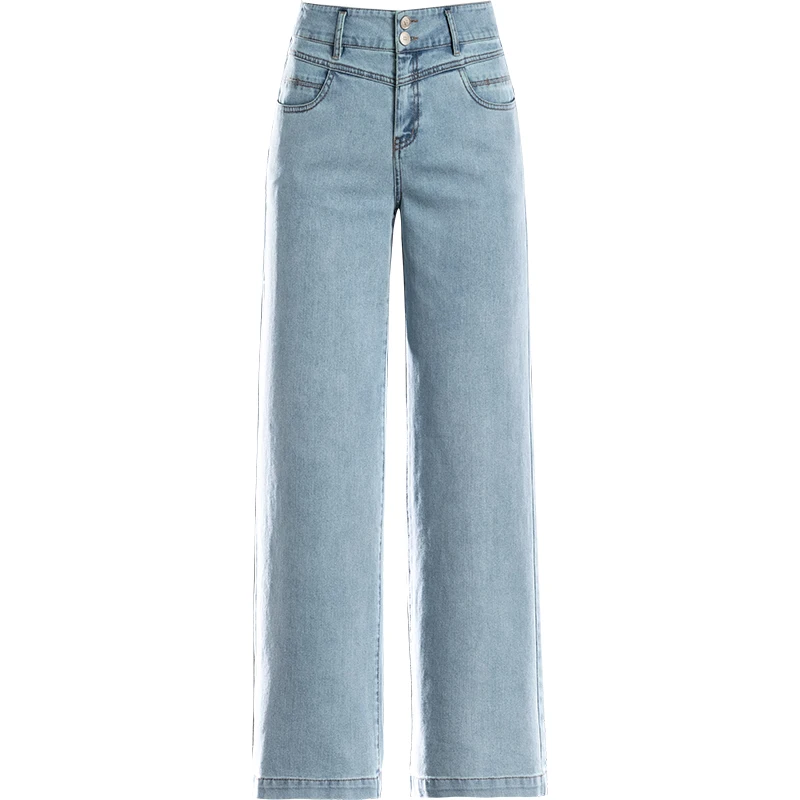 Free Shipping women wide leg jeans high waist newest staight loose long pansts spring autumn casual lady trouser
Free Shipping women wide leg jeans high waist newest staight loose long pansts spring autumn casual lady trouser