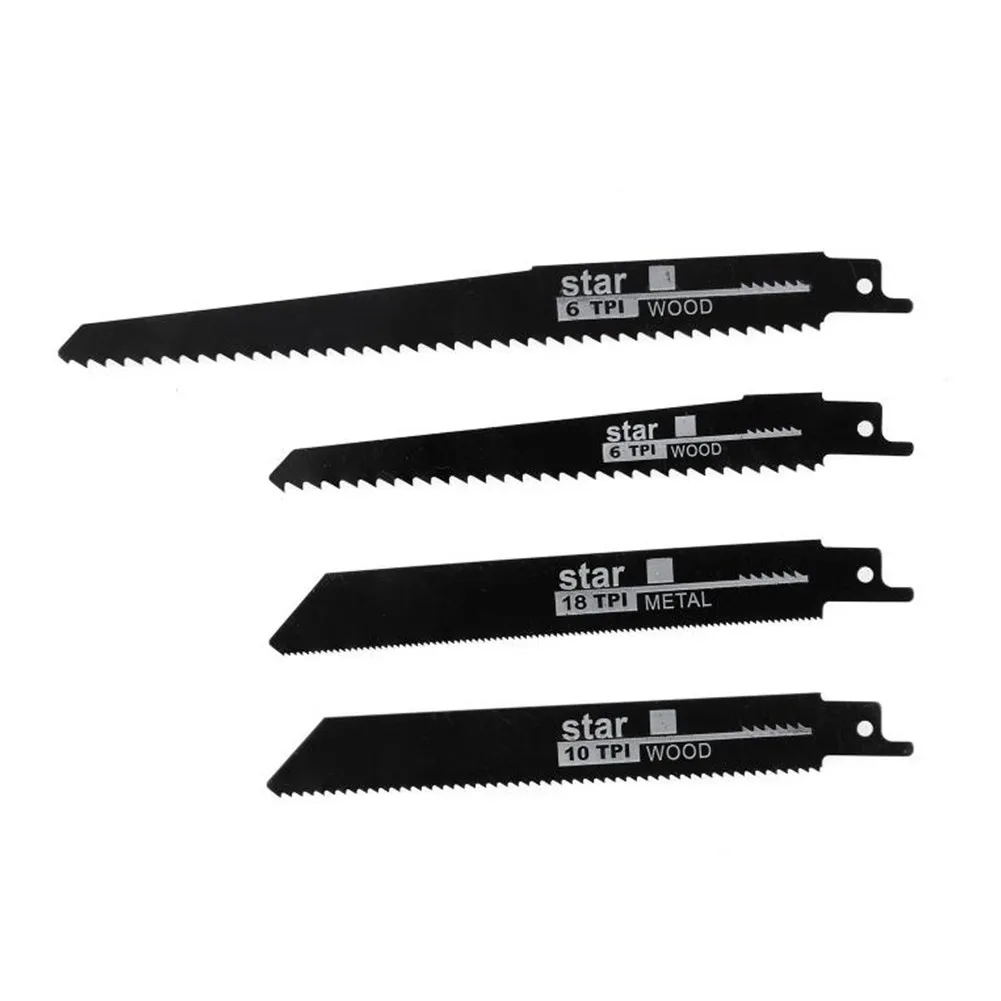 4pcs Reciprocating Saw Blades Cutter Set Multi Saw Blade For Metal Wood PVC Tube Cutting Power Tools Accessories
4pcs Reciprocating Saw Blades Cutter Set Multi Saw Blade For Metal Wood PVC Tube Cutting Power Tools Accessories