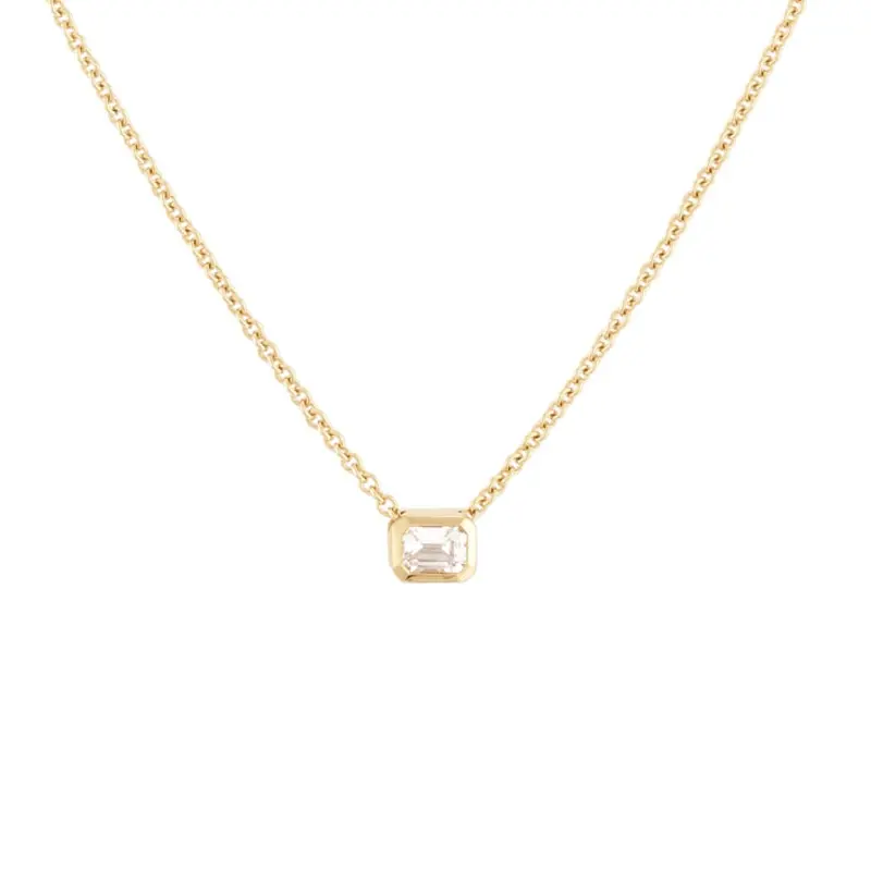 Jazaz Fine Real 1 Carat Emerald Cut D color Moissanite Pendant Necklace Gold Color 100% 925 Sterling Silver Party Gifts B1061
Jazaz Fine Real 1 Carat Emerald Cut D color Moissanite Pendant Necklace Gold Color 100% 925 Sterling Silver Party Gifts B1061