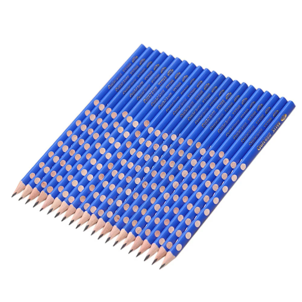 12pcs Triangle Holes Pencil Correction Writing Posture Pencil School Office Stationery (Blue)
12pcs Triangle Holes Pencil Correction Writing Posture Pencil School Office Stationery (Blue)