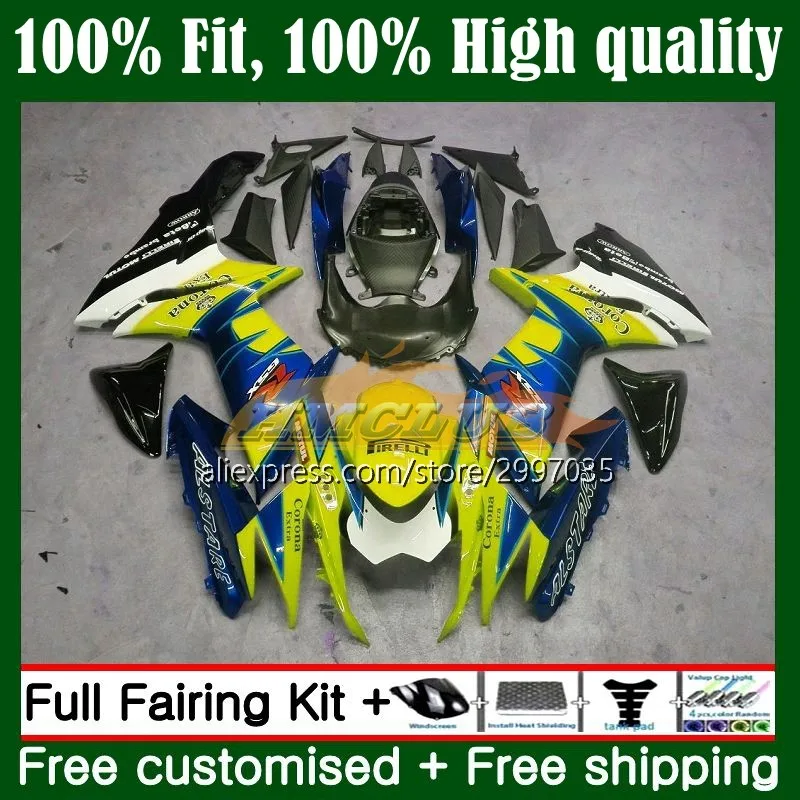 GSXR750 K11 для SUZUKI GSXR-600 GSXR 750 600 2011 2012 2013 2015 2016 2017 15No.6 желтый голубой GSXR600, 11, 12, 13, 15, 16, 17, обтекатель 
GSXR750 K11 для SUZUKI GSXR-600 GSXR 750 600 2011 2012 2013 2015 2016 2017 15No.6 желтый голубой GSXR600, 11, 12, 13, 15, 16, 17, обтекатель