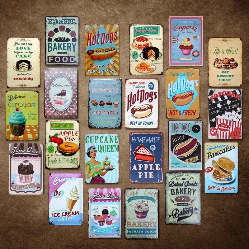 CUPCAKE DAILY FRESH Vintage Tin Sign Bar pub home Wall Decor Retro Metal Art Poster
CUPCAKE DAILY FRESH Vintage Tin Sign Bar pub home Wall Decor Retro Metal Art Poster