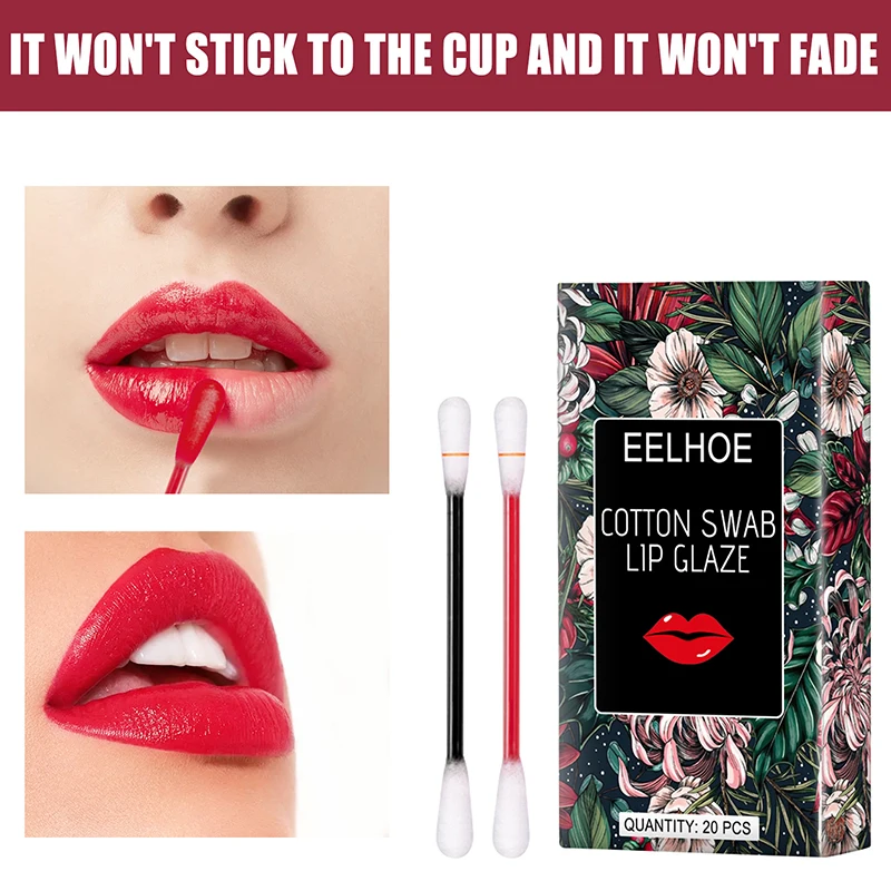 Cotton Swab Lip Gloss Cigarette Tube Waterproof Creative Long Lasting Sweatproof Lipstick Portable Non-fading Lipstick QBMY
Cotton Swab Lip Gloss Cigarette Tube Waterproof Creative Long Lasting Sweatproof Lipstick Portable Non-fading Lipstick QBMY