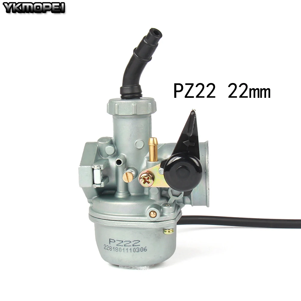 Мотоциклетный карбюратор PZ22 22 мм для 125cc KAYO Apollo Bosuer XMoto Kandi внедорожные/питбайки -