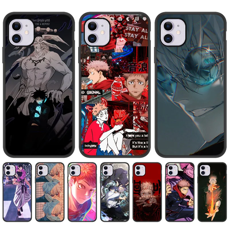 Cartoon Anime Jujutsu Kaisen Phone Case For Iphone 11 Pro Max 12 Mini 7 8 Plus XR XS Max X 6 6s SE 2020 5 5s Soft Cover Funda
Cartoon Anime Jujutsu Kaisen Phone Case For Iphone 11 Pro Max 12 Mini 7 8 Plus XR XS Max X 6 6s SE 2020 5 5s Soft Cover Funda