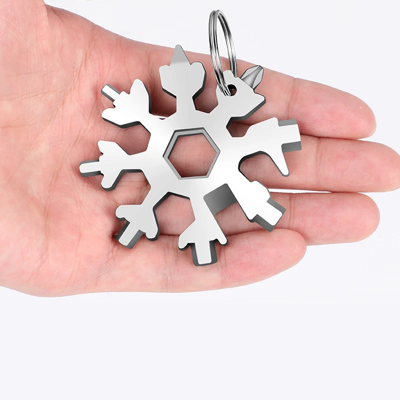 Hot 18 In 1 Snowflake Snow Wrench Tool Spanner Hex Wrench Multifunction Camping Outdoor Survive Tools Bottle Opener Screwdriver
Hot 18 In 1 Snowflake Snow Wrench Tool Spanner Hex Wrench Multifunction Camping Outdoor Survive Tools Bottle Opener Screwdriver