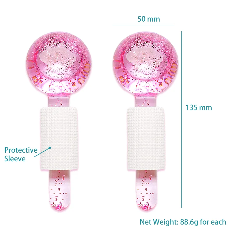 Facial Heat n Ice Globes, Eye Cooling Massage Roller, For Puffiness Wrinkles Reducing Lymphatic Drainage Skin Firming Anti-aging
Facial Heat n Ice Globes, Eye Cooling Massage Roller, For Puffiness Wrinkles Reducing Lymphatic Drainage Skin Firming Anti-aging