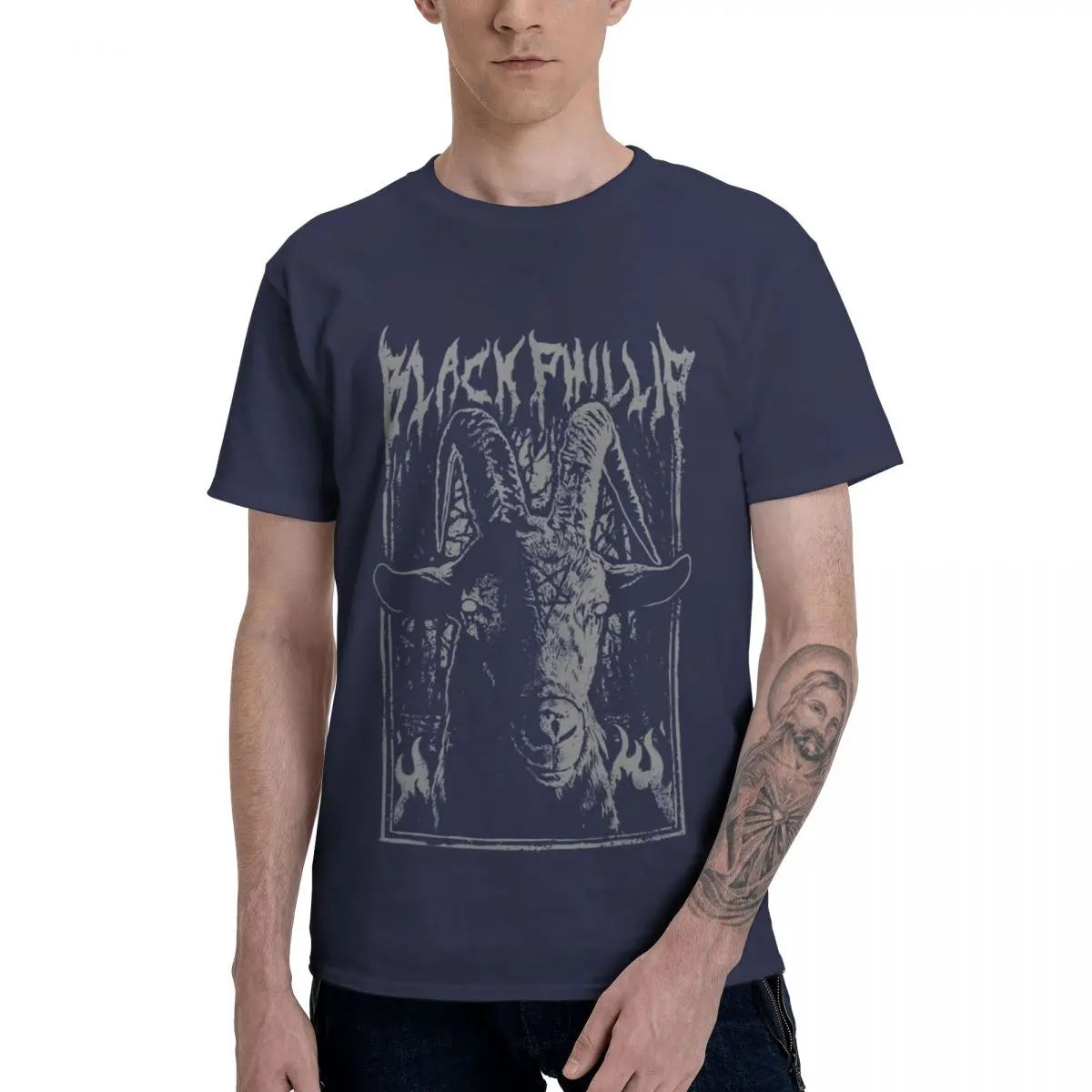 Black Metal Phillip T Shirt 100% Cotton Crewneck Men T-Shirts Short Sleeve Plus Size Classic Tee Clothes Summer US Size
Black Metal Phillip T Shirt 100% Cotton Crewneck Men T-Shirts Short Sleeve Plus Size Classic Tee Clothes Summer US Size