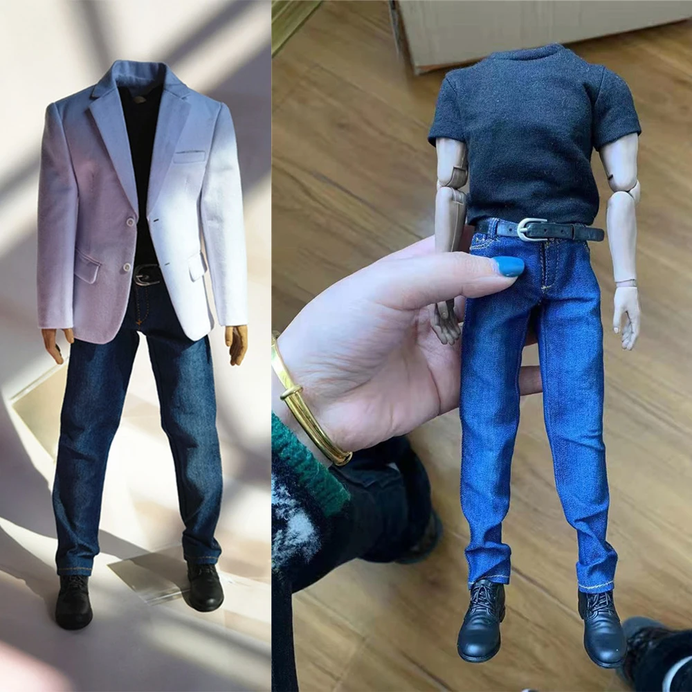 1/6 Scale White Suit T-shirt Jeans Clothes Set Soldier Clothes Model Fit 12'' Action Figure In Stock
1/6 Scale White Suit T-shirt Jeans Clothes Set Soldier Clothes Model Fit 12'' Action Figure In Stock