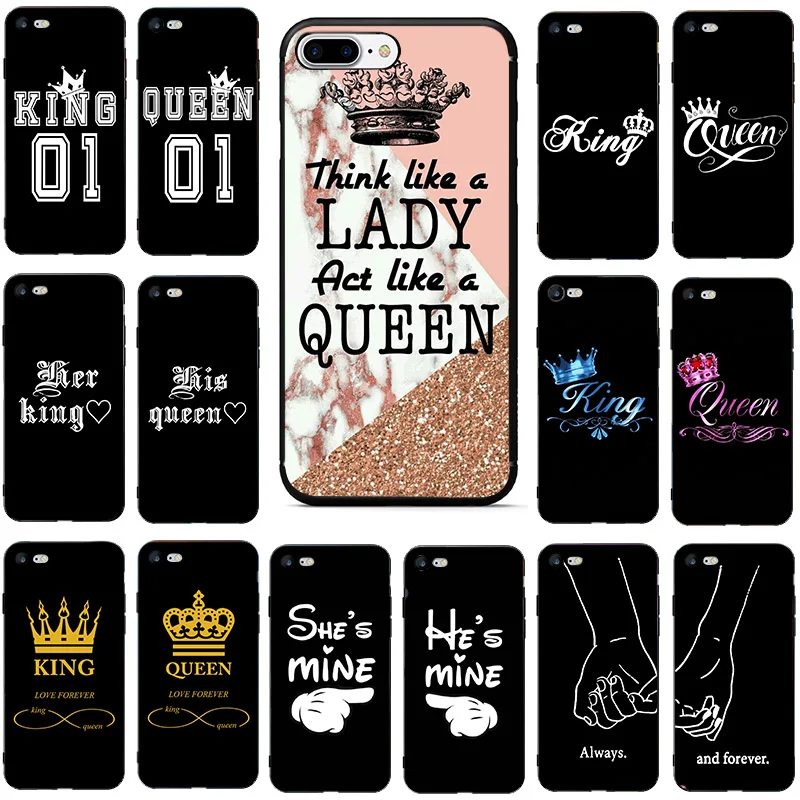 Soft cover Lovers King and Queen phone case for iphone XS XR X SE2020 11 pro max Coque 7 8 6s 6 plus 5S Unique Cellphones shell
Soft cover Lovers King and Queen phone case for iphone XS XR X SE2020 11 pro max Coque 7 8 6s 6 plus 5S Unique Cellphones shell