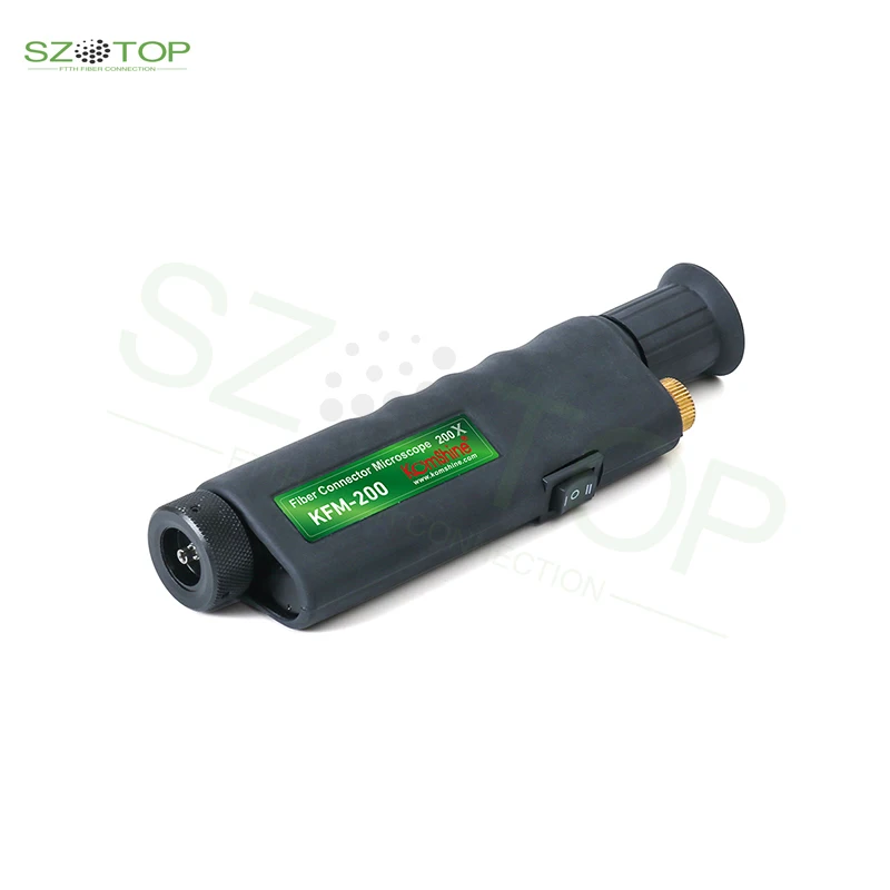 400x Magnification New KFM-200 Fiber Optic Connector MicroScope with 1.25/2.5mm Adapter
400x Magnification New KFM-200 Fiber Optic Connector MicroScope with 1.25/2.5mm Adapter