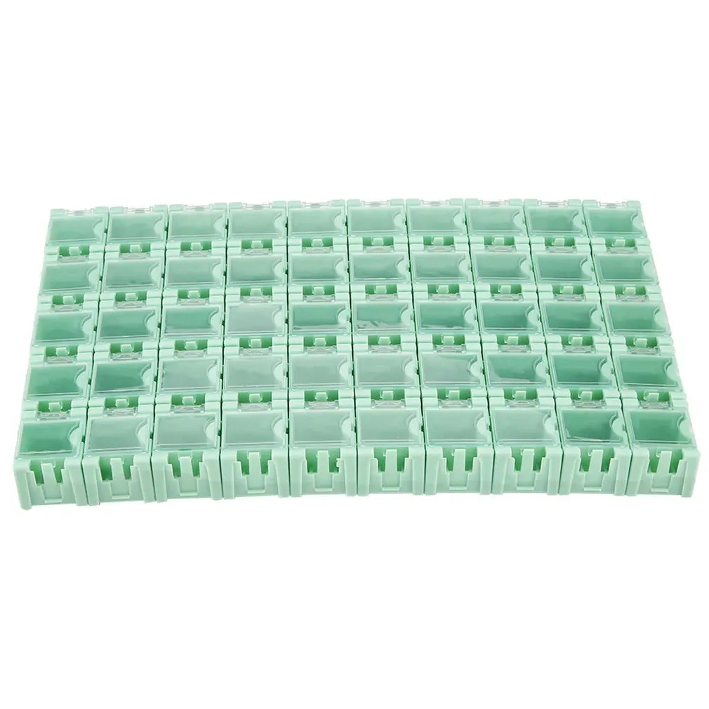 Smd Electronic Component Container Mini Storage Boxes Containers 50 Pcs/Set Mini Storage Box With Transparent Lids
Smd Electronic Component Container Mini Storage Boxes Containers 50 Pcs/Set Mini Storage Box With Transparent Lids