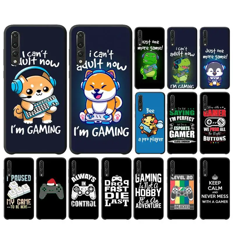 

MaiYaCa Funny Text Game Gamer Phone Case for Huawei P30 40 20 10 8 9 lite pro plus Psmart2019