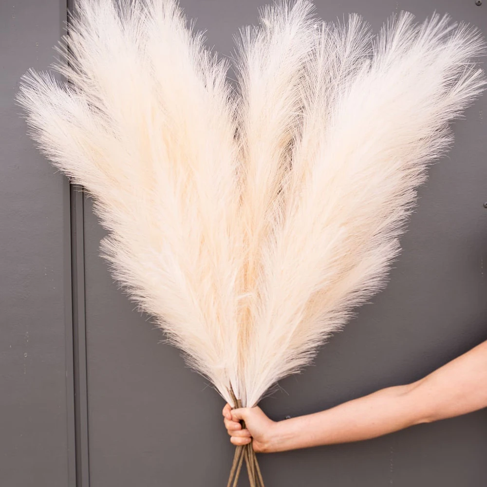 1Pc Faux Flowers Plantas Artificiales Fake Plants Artificial Pampas Grass Stems DIY Crafts Home Decor Wedding Party Decoration
1Pc Faux Flowers Plantas Artificiales Fake Plants Artificial Pampas Grass Stems DIY Crafts Home Decor Wedding Party Decoration