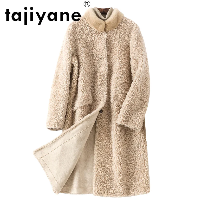 Woman Winter Jacket 2021 Real Fur Coat Womens 100% Wool Jackets Female Natural Mink Fur Collar Long Coats Casaco TN782
Woman Winter Jacket 2021 Real Fur Coat Womens 100% Wool Jackets Female Natural Mink Fur Collar Long Coats Casaco TN782