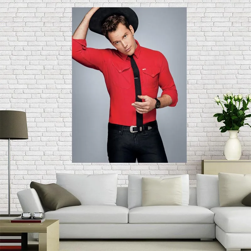 New arrival Custom Chris Pratt Canvas Painting Poster Home Decor Cloth Fabric Wall Art Poster for Living Room