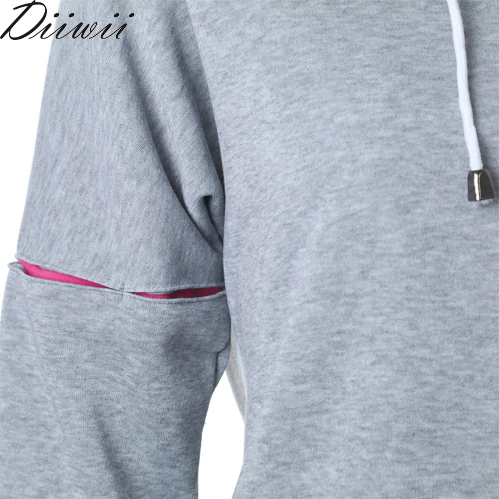DiiWii Womens Wear Sleeve Elbow Matching Color Drop Shoulder Cuff Bag Drawstring Hoodie
DiiWii Womens Wear Sleeve Elbow Matching Color Drop Shoulder Cuff Bag Drawstring Hoodie