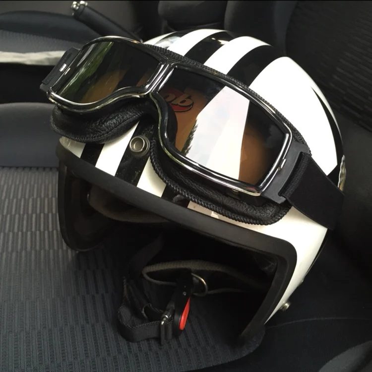 Classic Retro Motorcycle Goggles Glasses Vintage Moto Goggles For Helmet UV Protection
Classic Retro Motorcycle Goggles Glasses Vintage Moto Goggles For Helmet UV Protection
