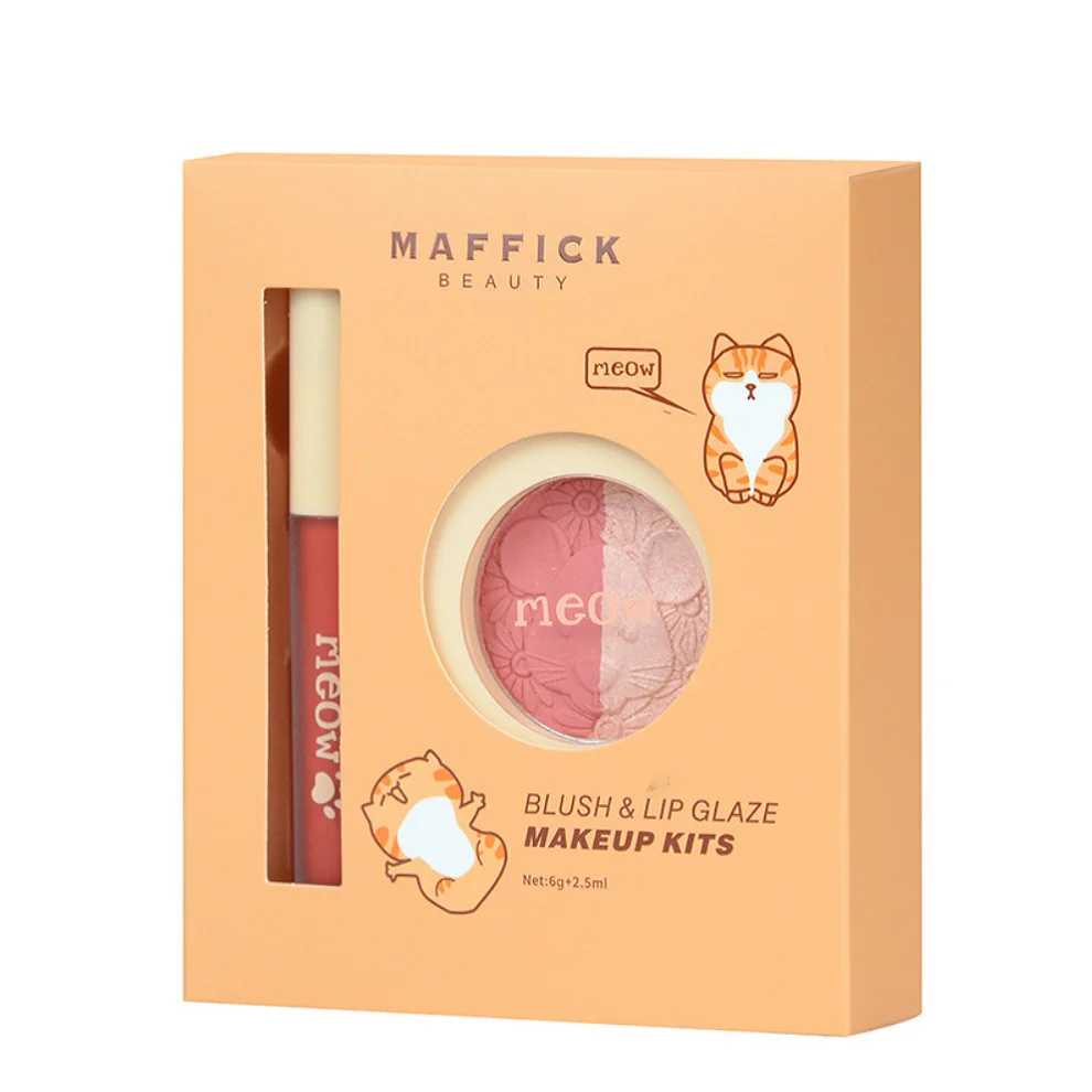 Two-Tone Highlight Blush Lip Glaze Cat-Like Velvet Lip Glaze Blush Combination Three-Piece Matte Lip Glaze
Two-Tone Highlight Blush Lip Glaze Cat-Like Velvet Lip Glaze Blush Combination Three-Piece Matte Lip Glaze