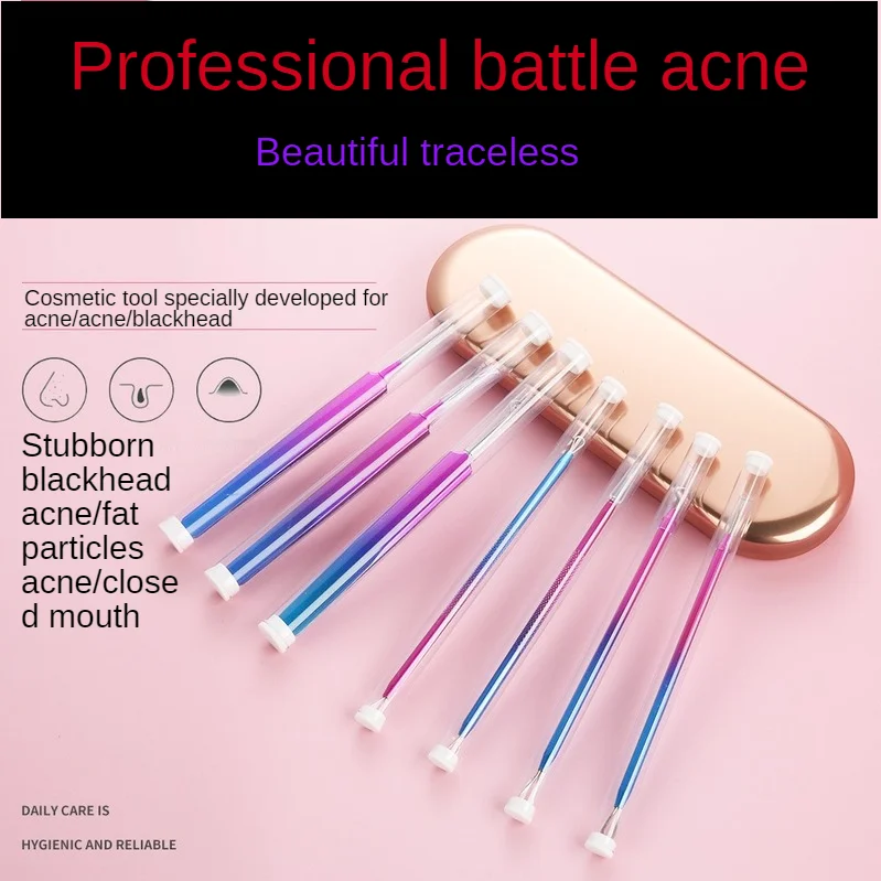 Nano 5-piece Stainless Steel Acne Needle Acne Fat Bubble Cell Clamp Care Blackhead Needle Cell Clamp Blackhead Remover Pore
Nano 5-piece Stainless Steel Acne Needle Acne Fat Bubble Cell Clamp Care Blackhead Needle Cell Clamp Blackhead Remover Pore