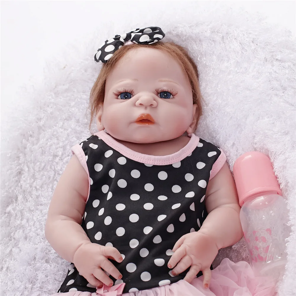 55CM Dolls lifelike Realistic Baby Reborn Stuffed Toys Newborn Babies doll Adorable Handmade Bonecas Toys for kids birthday gift
55CM Dolls lifelike Realistic Baby Reborn Stuffed Toys Newborn Babies doll Adorable Handmade Bonecas Toys for kids birthday gift