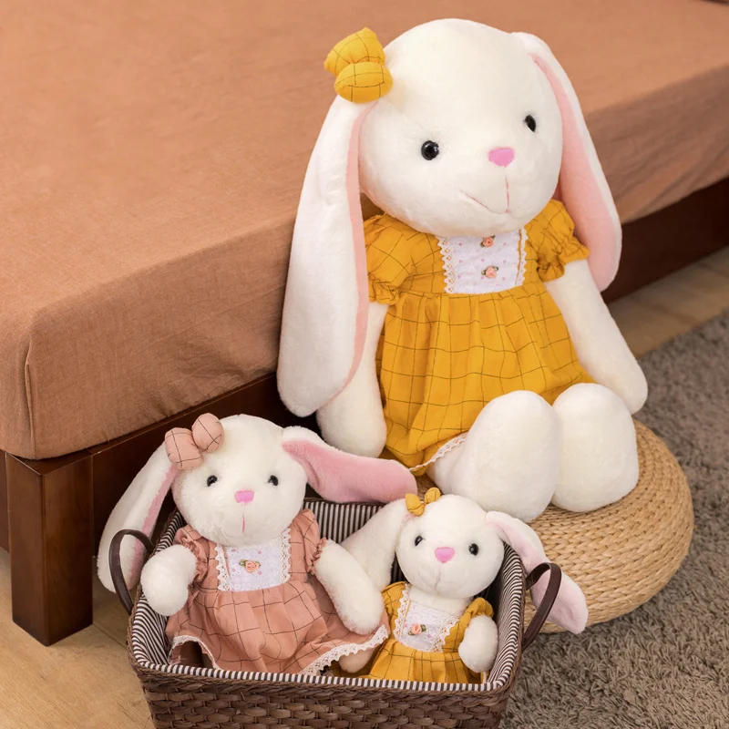 1pc 30-85cm cute gauze skirt rabbit plush doll soft fur stuffed animal dolls for kids and girls holiday gifts
1pc 30-85cm cute gauze skirt rabbit plush doll soft fur stuffed animal dolls for kids and girls holiday gifts