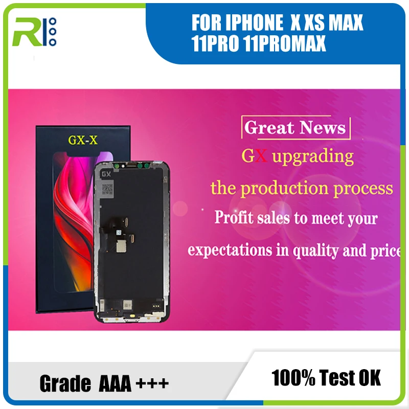 Новый OLED экран Pantalla для Iphone X XS MAX XR 11 Pro Max, дисплей с дигитайзером в сборе, замена для GX ture HEX Tone LCD 11pro
Новый OLED экран Pantalla для Iphone X XS MAX XR 11 Pro Max, дисплей с дигитайзером в сборе, замена для GX ture HEX Tone LCD 11pro