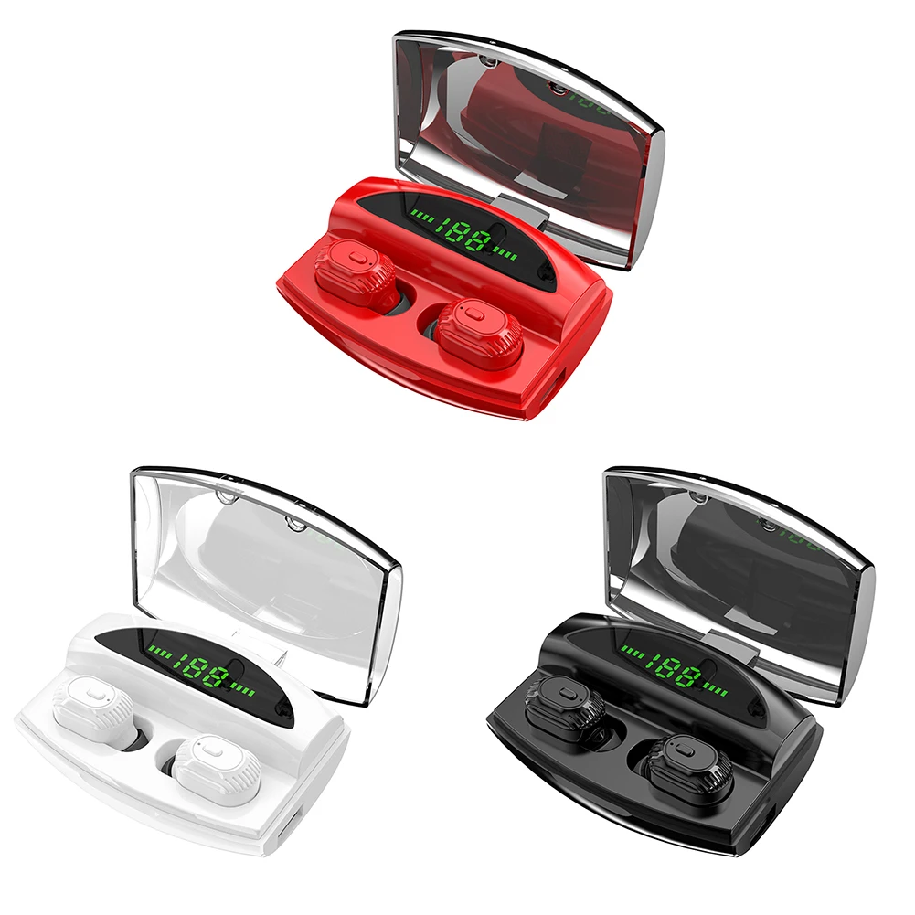 XG20 Cordless Earbuds TWS Wireless Bluetooth Headphones Compatible Stereo Power Digital Display Earphone Portable Charging Case.
XG20 Cordless Earbuds TWS Wireless Bluetooth Headphones Compatible Stereo Power Digital Display Earphone Portable Charging Case.