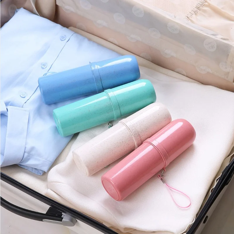Travel Toothpaste Organizer Portable Toothbrush Storage Box Wheat Straw Toothbrush Box Toothbrush Holder Bathroom Accessories 
Travel Toothpaste Organizer Portable Toothbrush Storage Box Wheat Straw Toothbrush Box Toothbrush Holder Bathroom Accessories