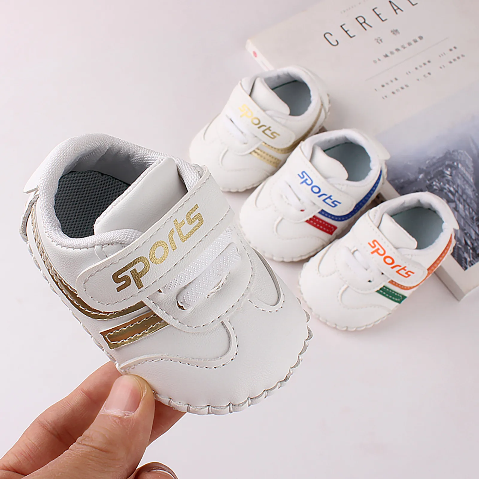 Для младенцев, для маленьких мальчиков и девочек спортивная обувь мягкие носки с противоскользящим покрытием, нескользящие носки для новор... 
Для младенцев, для маленьких мальчиков и девочек спортивная обувь мягкие носки с противоскользящим покрытием, нескользящие носки для новор...