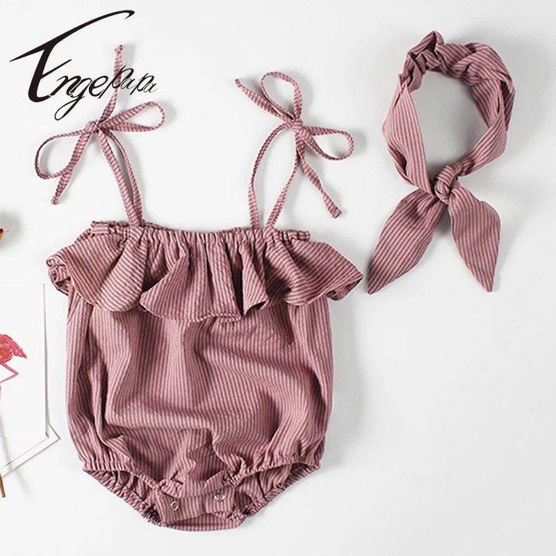 Engepapa Newborn Baby Girls Jumpsuit Summer Toddler Baby Girl Romper Cotton Sleeveless Infant Baby Girls Clothes
Engepapa Newborn Baby Girls Jumpsuit Summer Toddler Baby Girl Romper Cotton Sleeveless Infant Baby Girls Clothes