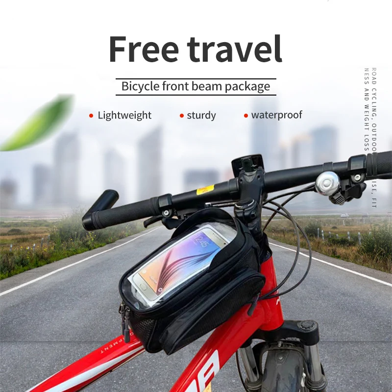 Bicycle Bag Front Beam Bag Bicycle Riding Bag High Quality Waterproof Touch Screen Mobile Phone Bag Holder Bicycle Accessories
Bicycle Bag Front Beam Bag Bicycle Riding Bag High Quality Waterproof Touch Screen Mobile Phone Bag Holder Bicycle Accessories