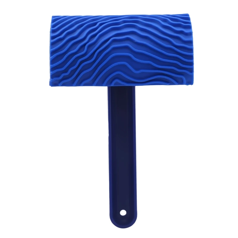 Blue Rubber Wood Grain Paint Roller DIY Graining Painting Tool Wood Grain Pattern Wall Painting Roller with Handle Home Tool
Blue Rubber Wood Grain Paint Roller DIY Graining Painting Tool Wood Grain Pattern Wall Painting Roller with Handle Home Tool