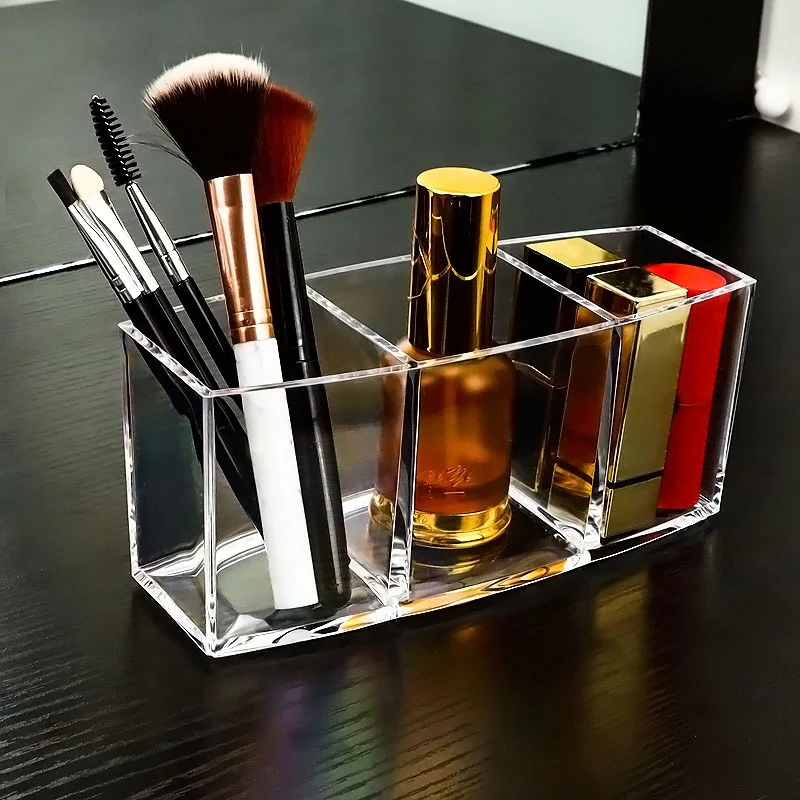 2021 Clear Makeup Brush Holder Organizer 3 Slot Plastic Transparent Brushes Storage Box SSwell
2021 Clear Makeup Brush Holder Organizer 3 Slot Plastic Transparent Brushes Storage Box SSwell