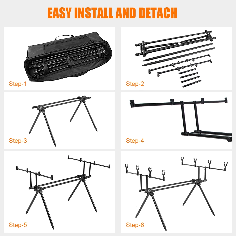 Detachable Fishing Rod Stand Buzz Bar Pole Rest Head Folding Retractable Aluminum Alloy Fishing Rod Holder
Detachable Fishing Rod Stand Buzz Bar Pole Rest Head Folding Retractable Aluminum Alloy Fishing Rod Holder