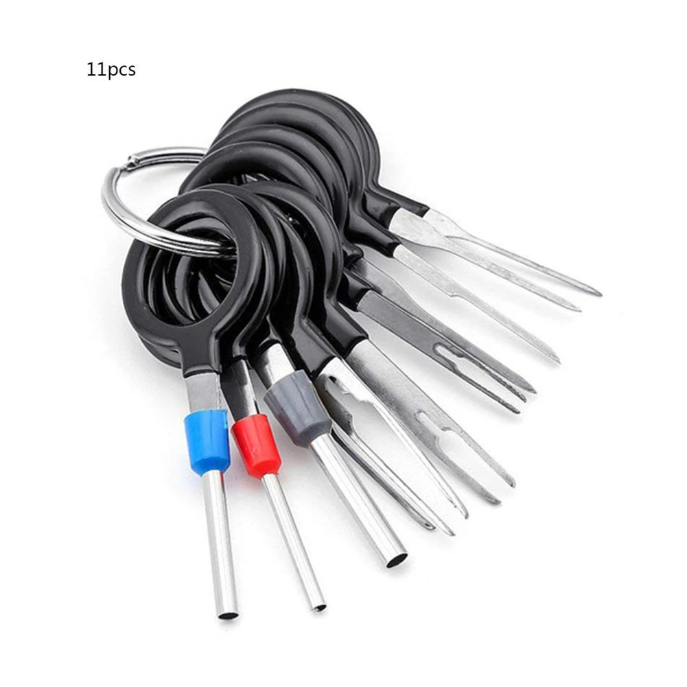 11 Pcs Auto Car Plug Circuit Board Wire Harness Terminal Extraction Pick Connector Crimp Pin Back Needle Remove Tool
11 Pcs Auto Car Plug Circuit Board Wire Harness Terminal Extraction Pick Connector Crimp Pin Back Needle Remove Tool